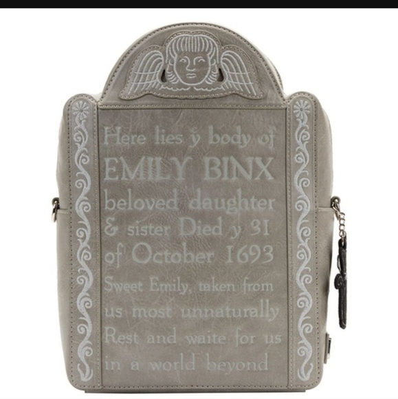 Stitch Shoppe Loungefly Disney Hocus Pocus Emily Binx Gravestone backpack glow - Picture 1 of 6
